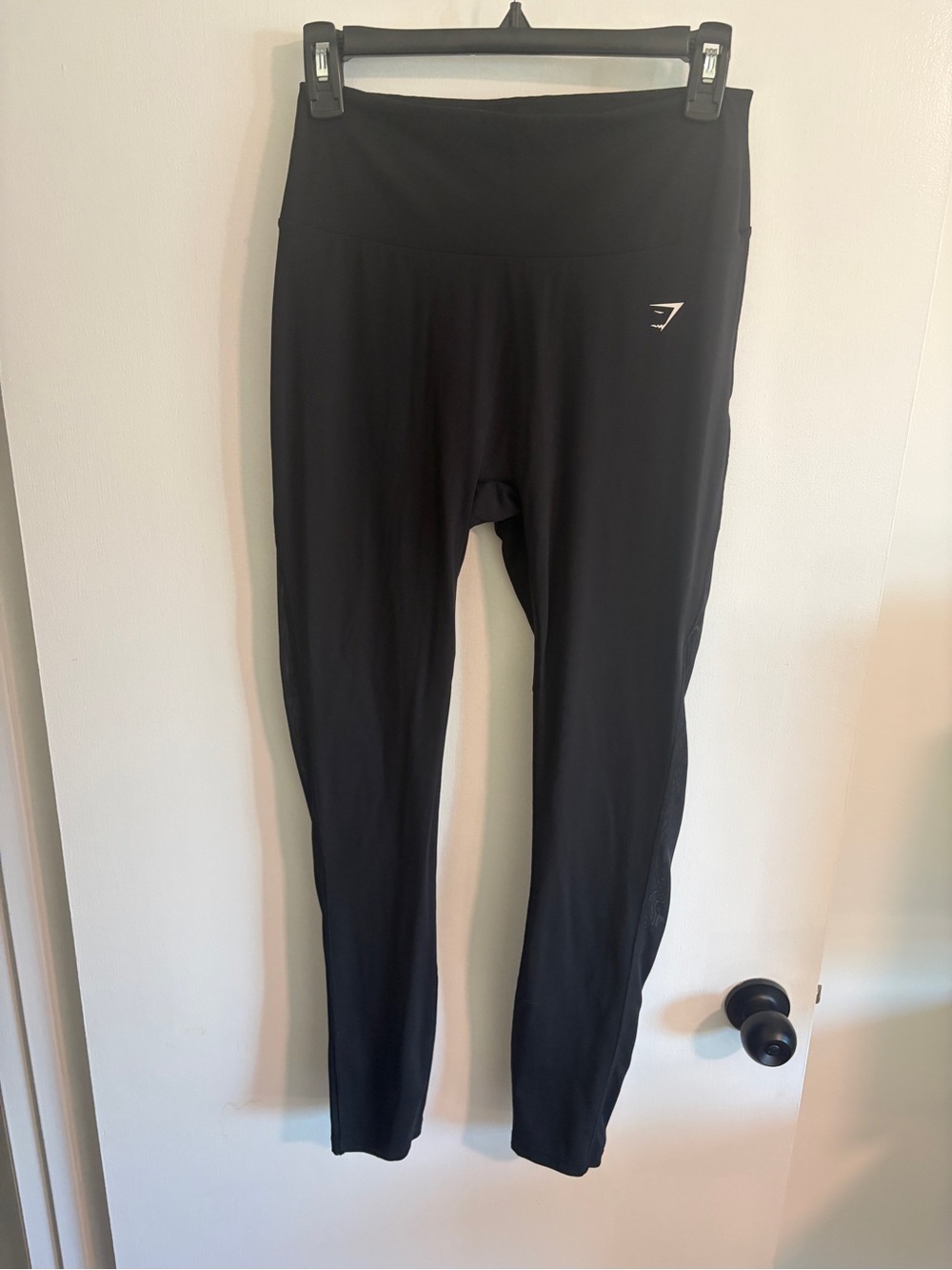 Gymshark Mesh Panel Leggings High Waist Black L